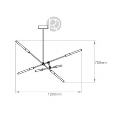Люстра PARALLEL by Romatti