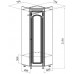 Шкаф угловой левый Элизабет белого цвета